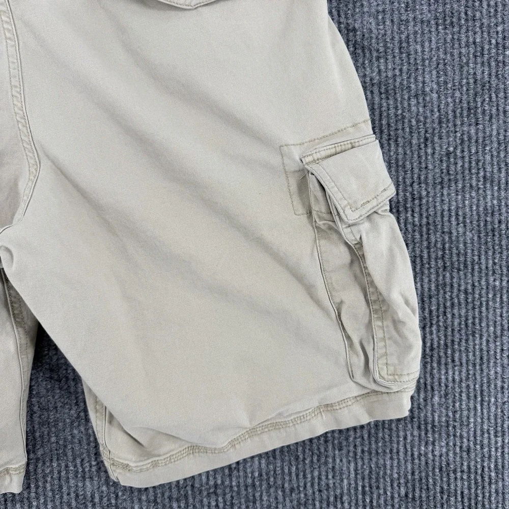 GAP Khaki Cargo Shorts Mens 36 Tan Fishing Camping Utility Pockets Outdoor Large
